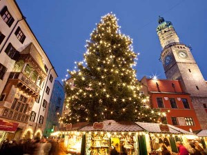 Il Mercatino di Natale di Innsbruck nella Maria Theresien Strasse