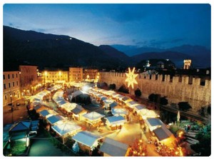 Le 70 casette di Mercatini di Natale di Trento