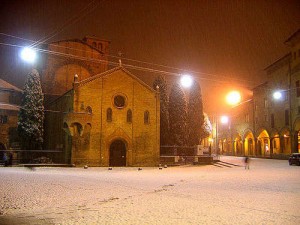 Bologna sotto la neve