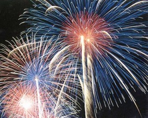 Fuochi d'artificio per il Capodanno di Trento