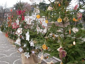 Gli alberi di Natale dei Bambini, ai Mercatini di Trento
