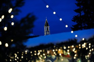 Uno scorcio suggestivo di Andalo durante i Mercatini di Natale