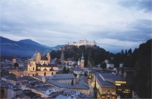 Vaduta panoramica di Salisburgo